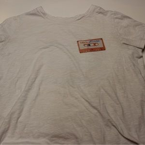 OLD NAVY WOMEN'S LIFE'S A MIXTAPE SLUB-KNIT T-SHIRT TEE TOP